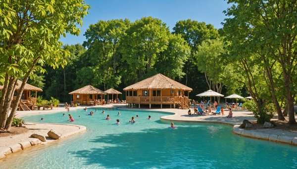 Découvrez des Vacances Exotiques Inoubliables dans un Camping avec Lagon à l'Étang Vallier